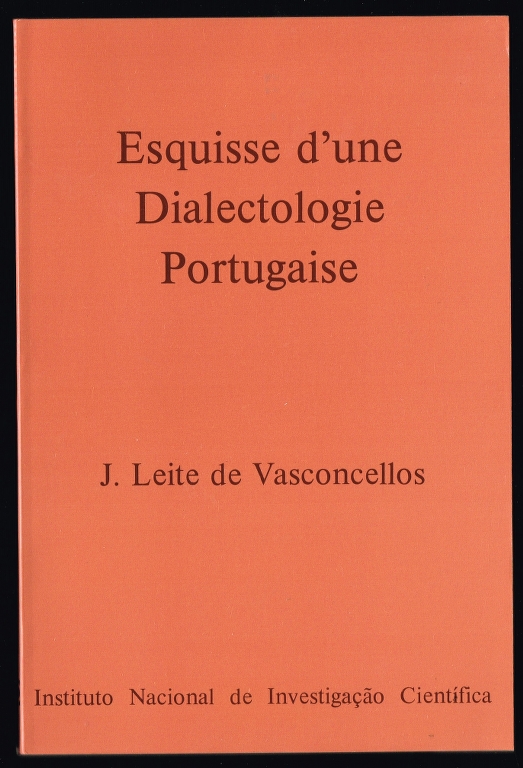 ESQUISSE D´UNE DIALECTOLOGIE PORTUGAISE